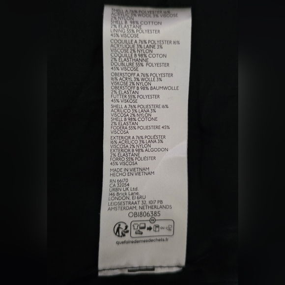 Free People Women's Layers  Crop‎ Fit Tweed Jacket XL - Picture 13 of 14